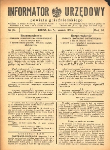 Informator Urzędowy Powiatu Gnieźnieńskiego 1935.09.07 R.84 Nr62