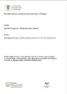 Bibliografia historyi polskiej