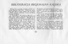 Bibljografja regjonalna Kaliska