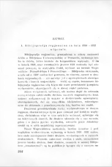 Bibljografja regjonalna za lata 1930-1932 włącznie