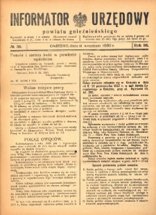 Informator Urzędowy Powiatu Gnieźnieńskiego 1937.09.11 R.86 Nr58