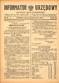 Informator Urzędowy Powiatu Gnieźnieńskiego 1937.10.30 R.86 Nr68