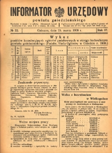 Informator Urzędowy Powiatu Gnieźnieńskiego 1938.03.19 R.87 Nr22
