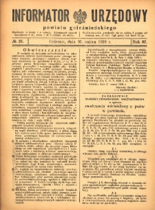 Informator Urzędowy Powiatu Gnieźnieńskiego 1938.03.30 R.87 Nr25