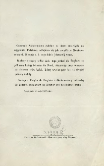 [Zawiadomienie Inc.:] " Coroczne nabożeństwo żałobne za dusze zmarłych na wygnaniu Polak&oacute;w ..."