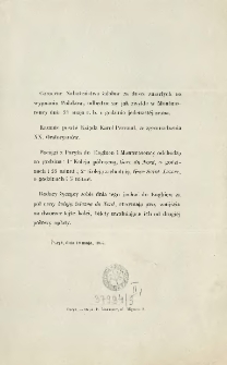 [Zawiadomienie Inc.:] " Coroczne Nabożeństwo żałobne za dusze zmarłych na wygnaniu Polak&oacute;w ..."