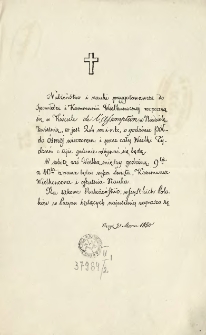 [Zaproszenie Inc.:] " Nabożeństwo i nauki przygotowawcze do Spowiedzi i Komunii Wielkanocnej ..."