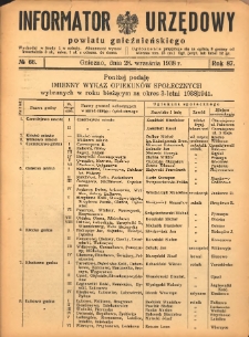 Informator Urzędowy Powiatu Gnieźnieńskiego 1938.09.28 R.87 Nr66