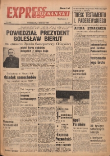 Express Poznański 1949.04.04 Nr804 (93) zawiera Dodatek Sportowy