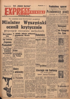 Express Poznański 1949.05.30 Nr858 (147) zawiera Dodatek Sportowy