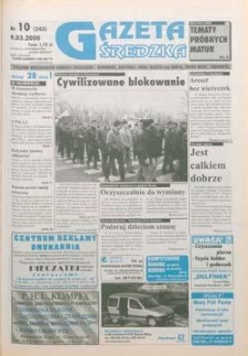 Gazeta Średzka 2000.03.09 Nr10(245)