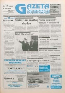 Gazeta Średzka 2000.04.06 Nr14(249)