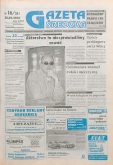 Gazeta Średzka 2000.04.20 Nr16(251)