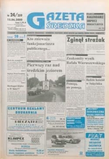 Gazeta Średzka 2000.06.15 Nr24(259)