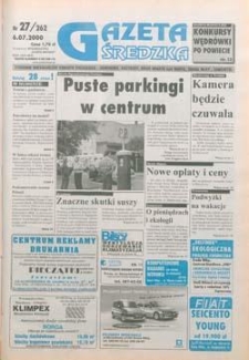 Gazeta Średzka 2000.07.06 Nr27(262)