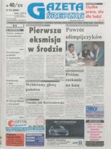 Gazeta Średzka 2000.10.05 Nr40(275)