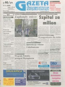 Gazeta Średzka 2000.11.02 Nr44(279)