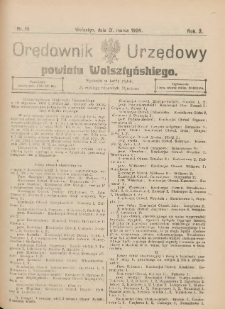 Orędownik Urzędowy Powiatu Wolsztyńskiego: za redakcję odpowiada Starostwo 1924.03.21 R.2 Nr10