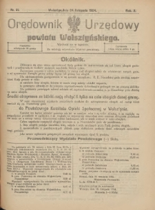 Orędownik Urzędowy Powiatu Wolsztyńskiego: za redakcję odpowiada Starostwo 1924.11.24 R.2 Nr51