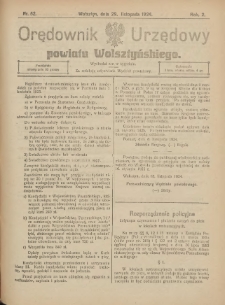 Orędownik Urzędowy Powiatu Wolsztyńskiego: za redakcję odpowiada Starostwo 1924.11.29 R.2 Nr52