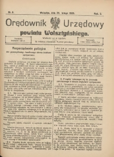 Orędownik Urzędowy Powiatu Wolsztyńskiego: za redakcję odpowiada Starostwo 1925.02.28 R.3 Nr8