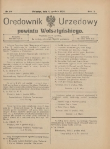 Orędownik Urzędowy Powiatu Wolsztyńskiego: za redakcję odpowiada Starostwo 1925.12.11 R.3 Nr50