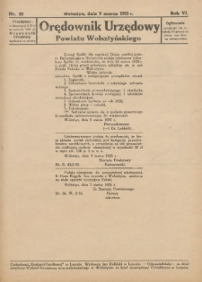 Orędownik Urzędowy Powiatu Wolsztyńskiego 1935.03.09 R.6 Nr10