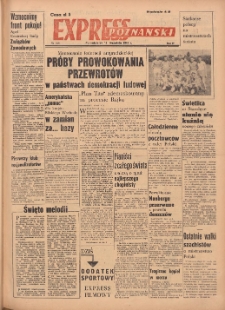 Express Poznański 1949.09.19 Nr969 (258) zawiera Dodatek Sportowy