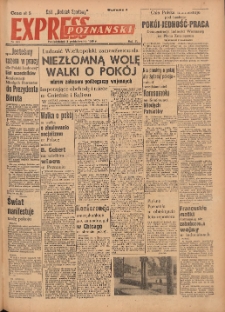 Express Poznański 1949.10.03 Nr983 (272) zawiera Dodatek Sportowy