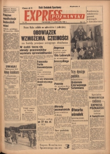 Express Poznański 1949.10.10 Nr990 (279) zawiera Dodatek Sportowy
