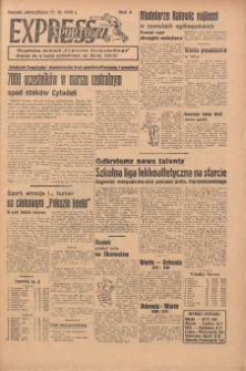 Express Sportowy: Bezpłatny dodatek "Expressu Poznańskiego" 1949.10.17