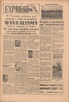 Express Sportowy: Bezpłatny dodatek "Expressu Poznańskiego" 1949.10.30