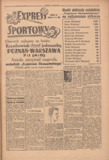 Express Sportowy: Bezpłatny dodatek "Expressu Poznańskiego" 1949.11.21