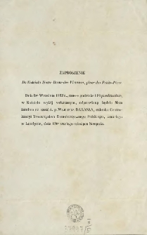 Zaproszenie do Kościoła Notre-Dame-des-Victoires, place des Petits-Peres