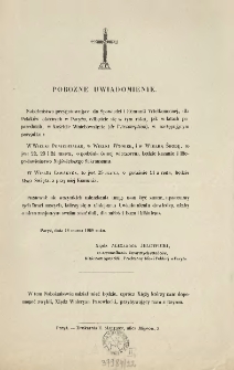 [Zawiadomienie Inc.:] " Nabożeństwo przygotowujące do Spowiedzi i Komunii Wielkanocnej ..."