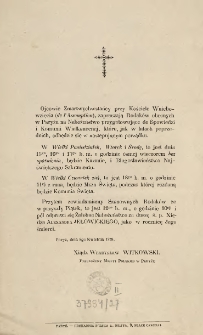[Zaproszenie Inc.:] " Ojcowie Zmartwychwstańcy przy Kościele Wniebowzięcia ..."