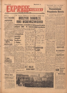 Express Poznański 1950.01.30 Nr1100 (30) zawiera Dodatek Sportowy