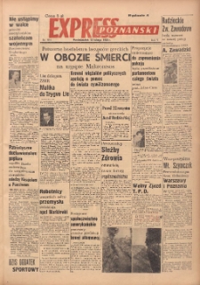 Express Poznański 1950.02.13 Nr1114 (44) zawiera Dodatek Sportowy