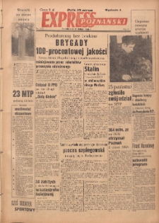 Express Poznański 1950.02.20 Nr1121 (51) zawiera Dodatek Sportowy