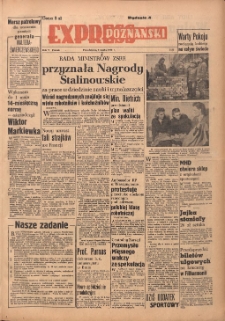 Express Poznański 1950.03.06 Nr1135 (65) zawiera Dodatek Sportowy