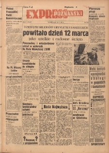 Express Poznański 1950.03.13 Nr1142 (72) zawiera Dodatek Sportowy