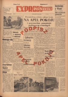 Express Poznański 1950.05.22 Nr1210 (140) zawiera Dodatek Sportowy