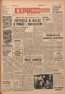 Express Poznański 1950.05.30 Nr1217 (147) zawiera Dodatek Sportowy