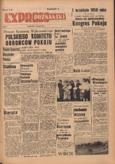Express Poznański 1950.06.19 Nr1237 (167) zawiera Dodatek Sportowy