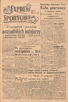 Express Sportowy: Bezpłatny dodatek "Expressu Poznańskiego" 1950.01.30