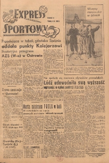 Express Sportowy: Bezpłatny dodatek "Expressu Poznańskiego" 1950.02.06