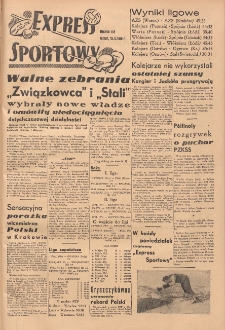 Express Sportowy: Bezpłatny dodatek "Expressu Poznańskiego" 1950.02.13