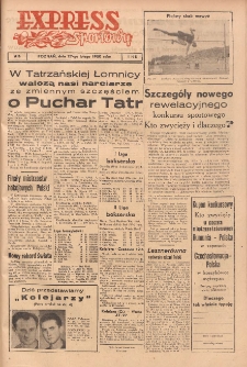 Express Sportowy: Bezpłatny dodatek "Expressu Poznańskiego" 1950.02.27