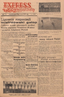 Express Sportowy: Bezpłatny dodatek "Expressu Poznańskiego" 1950.03.20