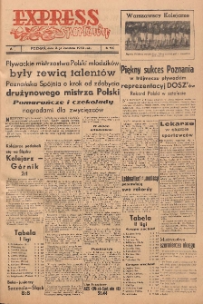 Express Sportowy: Bezpłatny dodatek "Expressu Poznańskiego" 1950.04.03